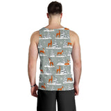 Beautiful deers Winter Christmas Men Tank Top