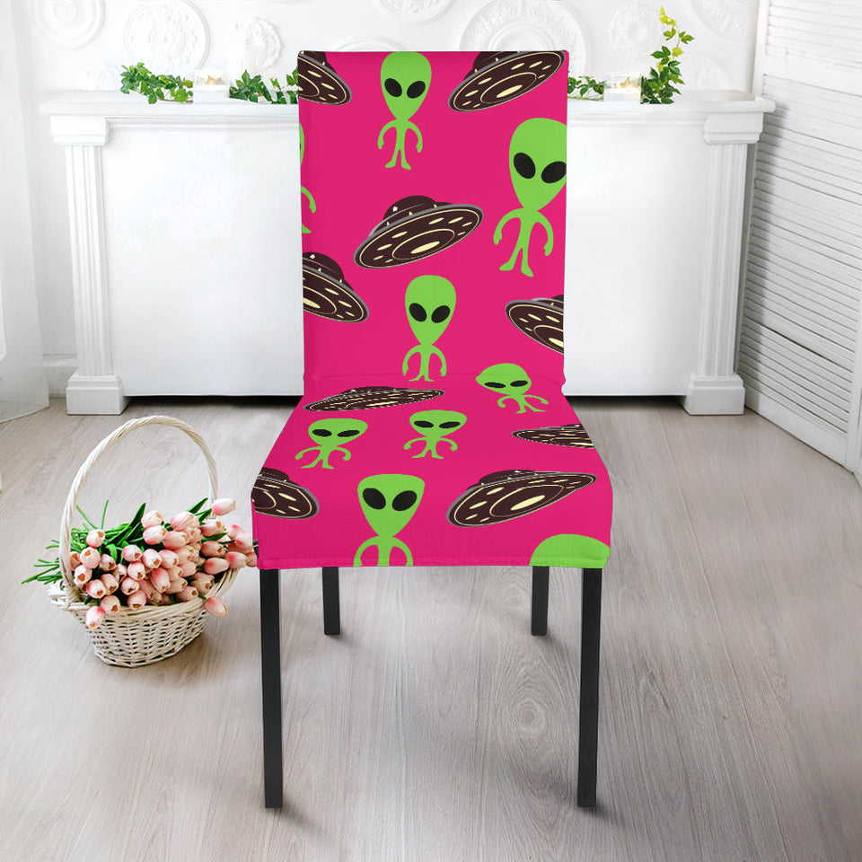 Alien Pattern Print Design 03 Dining Chair Slipcover