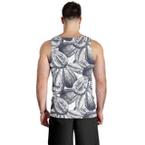 Guava tropical hand drawn pattern Men Tank Top