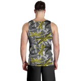 Hand drawn dragonfly pattern Men Tank Top