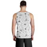 Spider web cobweb pattern Men Tank Top
