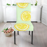 Slice Of Lemon Pattern Dining Chair Slipcover