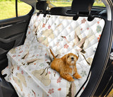 Beautiful Japanese Cranes Pattern Dog Car Seat Covers
