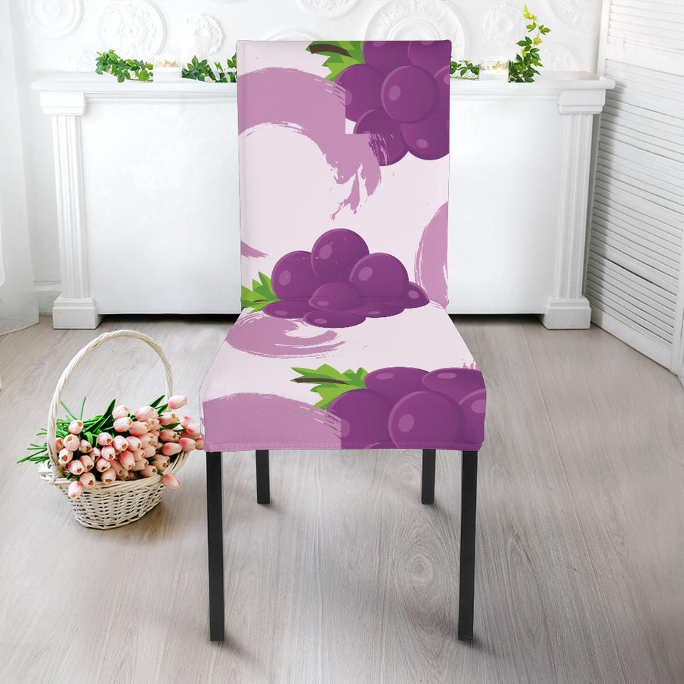 Cute Grape Pattern Dining Chair Slipcover