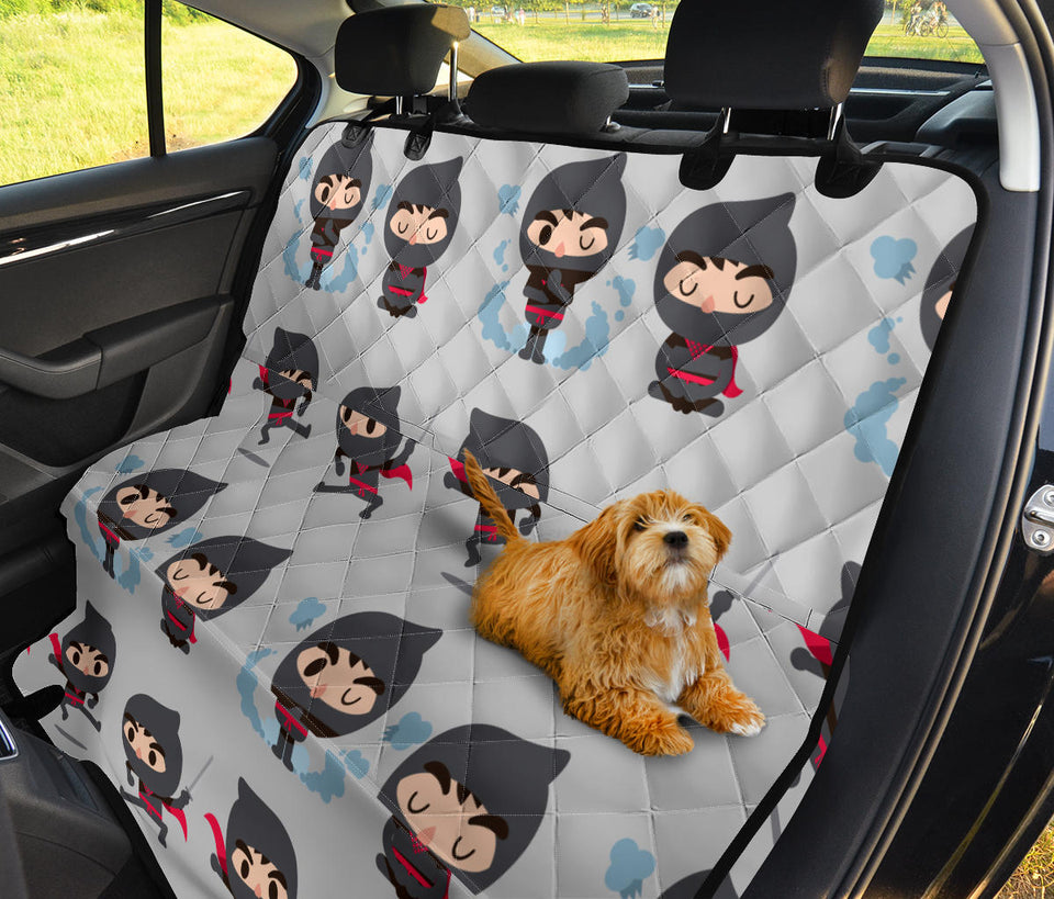 Cute Ninja Pattern Dog Car Seat Covers
