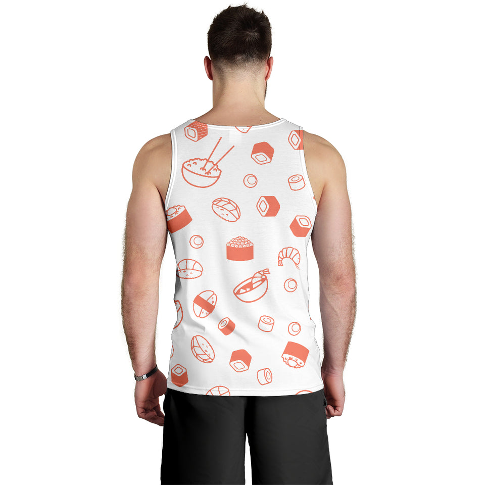 Sushi pattern Men Tank Top
