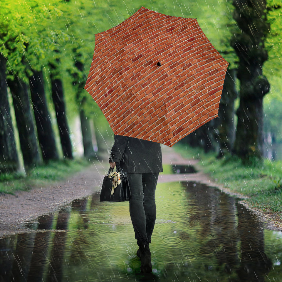 Brick Printed Pattern Print Design 03 Umbrella