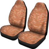 Brick Printed Pattern Print Design 02 Universal Fit Car Seat Covers