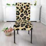 Leopard Print Design Pattern Dining Chair Slipcover