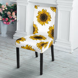 Sunflowers Design Pattern Dining Chair Slipcover
