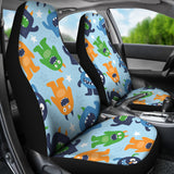 Alien Pattern Print Design 04 Universal Fit Car Seat Covers