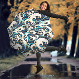 Japanese Wave Pattern Umbrella
