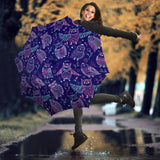 Cute Owls Pattern Boho Style Ornament Umbrella