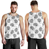 Hand drawn french fries pattern Men Tank Top