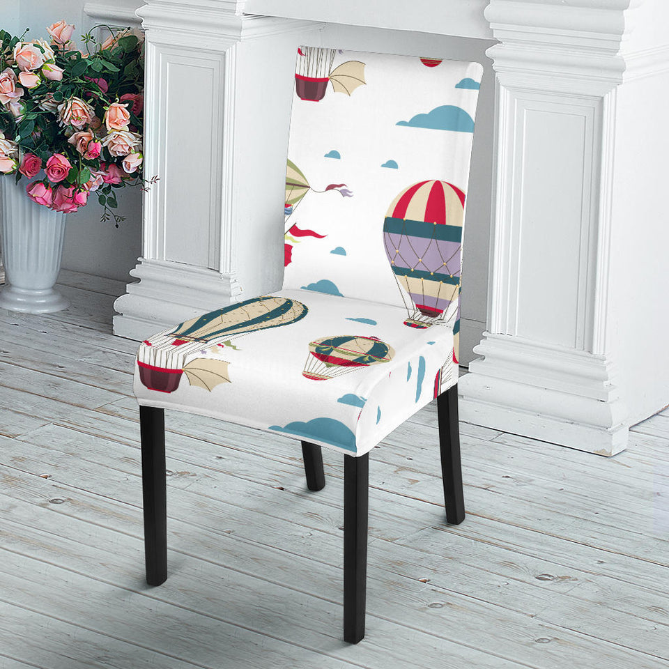 Hot Air Balloon Pattern Dining Chair Slipcover