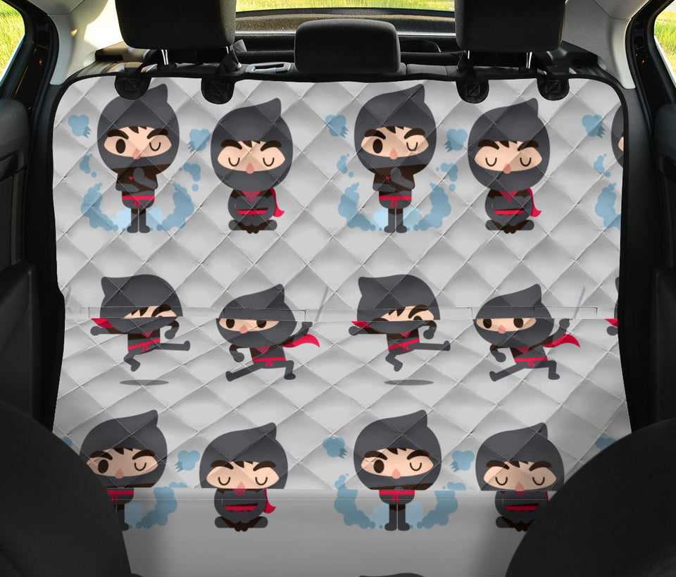 Cute Ninja Pattern Dog Car Seat Covers
