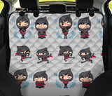 Cute Ninja Pattern Dog Car Seat Covers