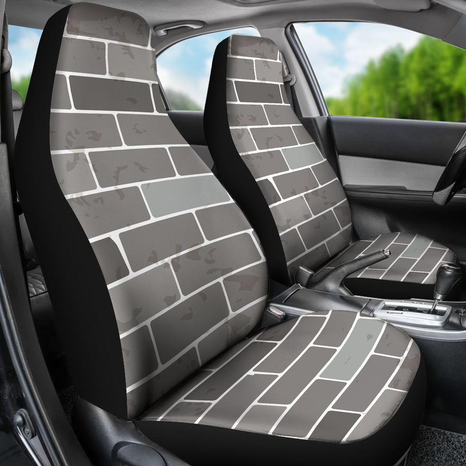 Brick Printed Pattern Print Design 05 Universal Fit Car Seat Covers