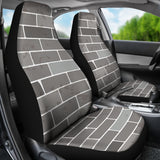 Brick Printed Pattern Print Design 05 Universal Fit Car Seat Covers