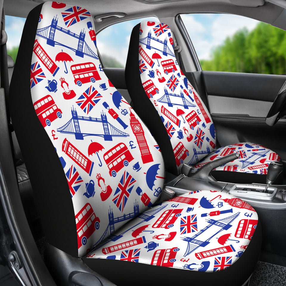 British Pattern Print Design 01 Universal Fit Car Seat Covers