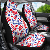 British Pattern Print Design 01 Universal Fit Car Seat Covers