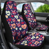 British Pattern Print Design 02 Universal Fit Car Seat Covers