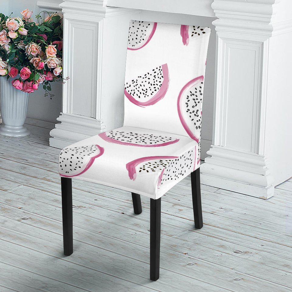 Dragon Fruit Pattern Dining Chair Slipcover