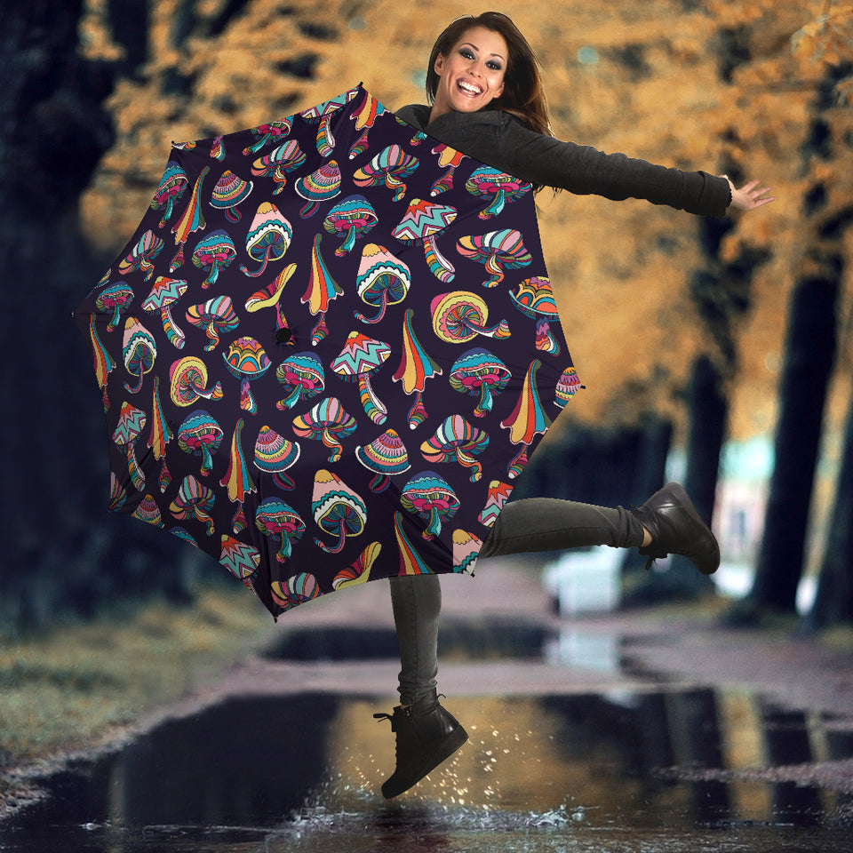 Colorful Mushroom Pattern Umbrella