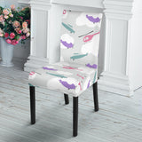 Helicopter Plane Pattern Dining Chair Slipcover