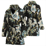 Japanese Crane Ornament Elements Women'S Bathrobe