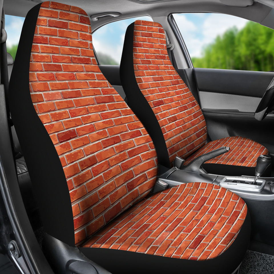 Brick Printed Pattern Print Design 03 Universal Fit Car Seat Covers