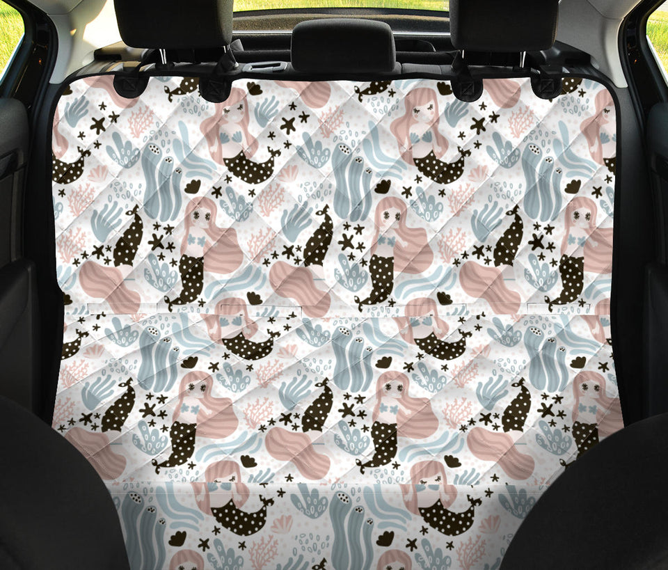 Cute Mermaid Pattern Dog Car Seat Covers