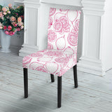 Sketch Guava Pattern Dining Chair Slipcover