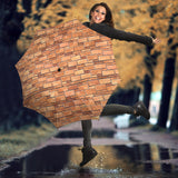 Brick Printed Pattern Print Design 04 Umbrella