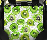 Watercolor Kiwi Pattern Dog Car Seat Covers