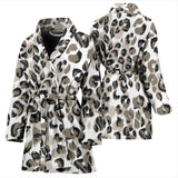 Leopard Skin Print Pattern Women'S Bathrobe