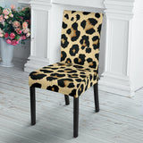 Leopard Print Design Pattern Dining Chair Slipcover