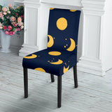 Moon Star Pattern Dining Chair Slipcover