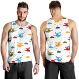Colorful helicopter pattern Men Tank Top