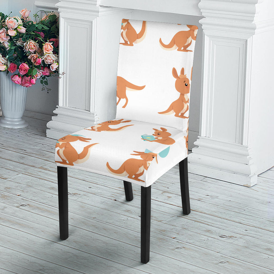 Cute Kangaroo Pattern Dining Chair Slipcover