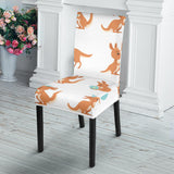 Cute Kangaroo Pattern Dining Chair Slipcover