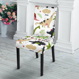 Cute Dinosaurs Pattern Dining Chair Slipcover