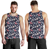 Deers Winter Christmas pattern Men Tank Top
