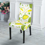 Durian Pattern Background Dining Chair Slipcover