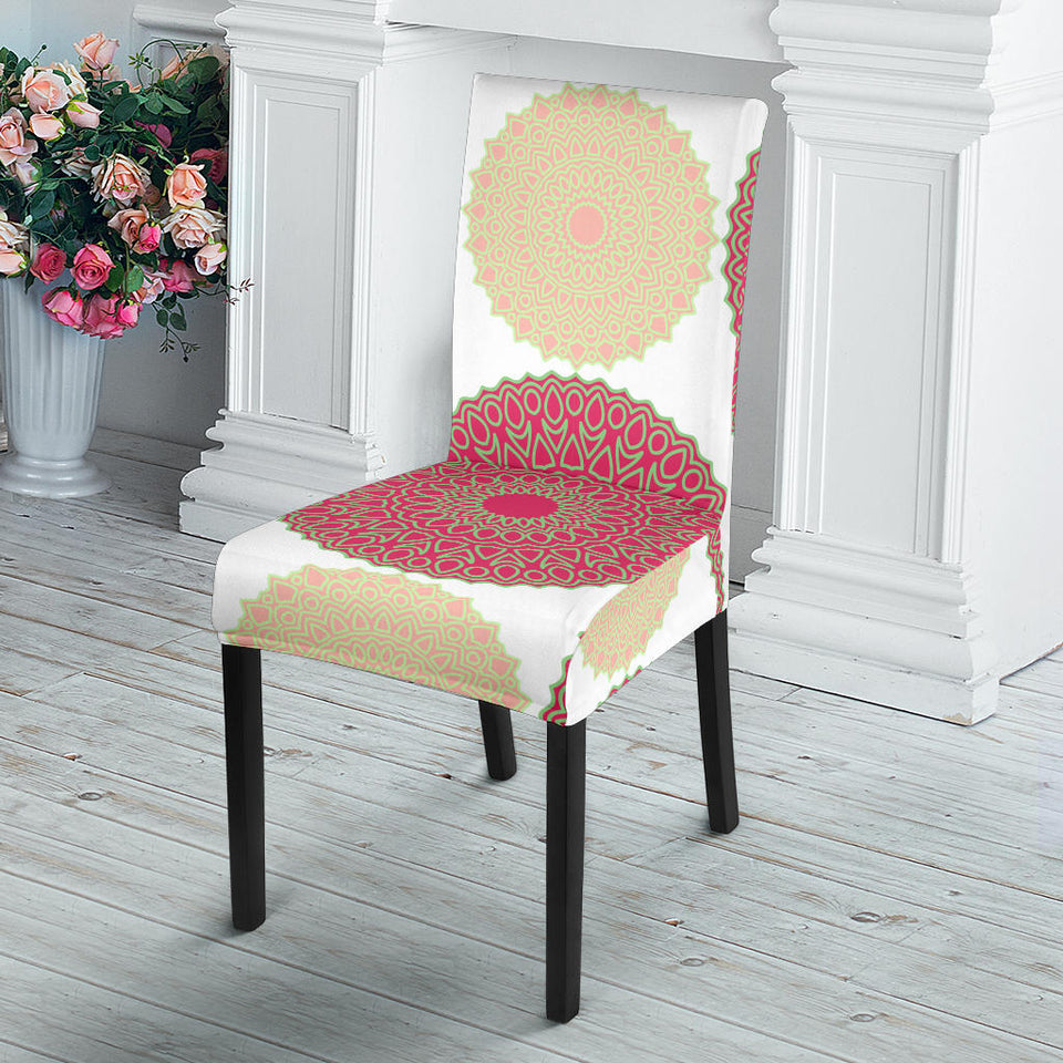 Circle Indian Pattern Dining Chair Slipcover