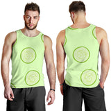 Cucumber pattern Men Tank Top