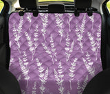 Lavender Flowers Purple Pattern Dog Car Seat Covers