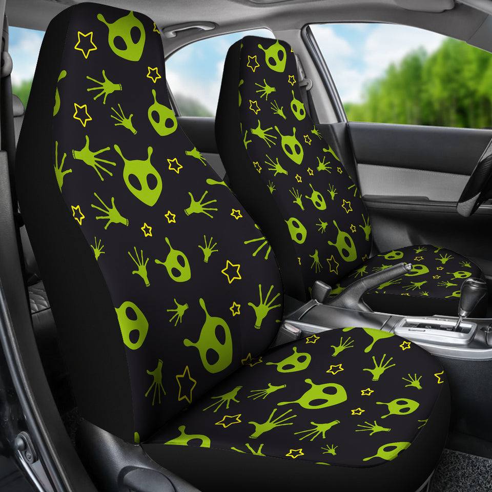 Alien Pattern Print Design 02 Universal Fit Car Seat Covers