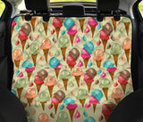 Colorful Ice Cream Pattern Dog Car Seat Covers