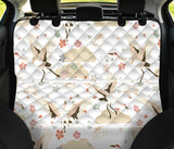 Beautiful Japanese Cranes Pattern Dog Car Seat Covers